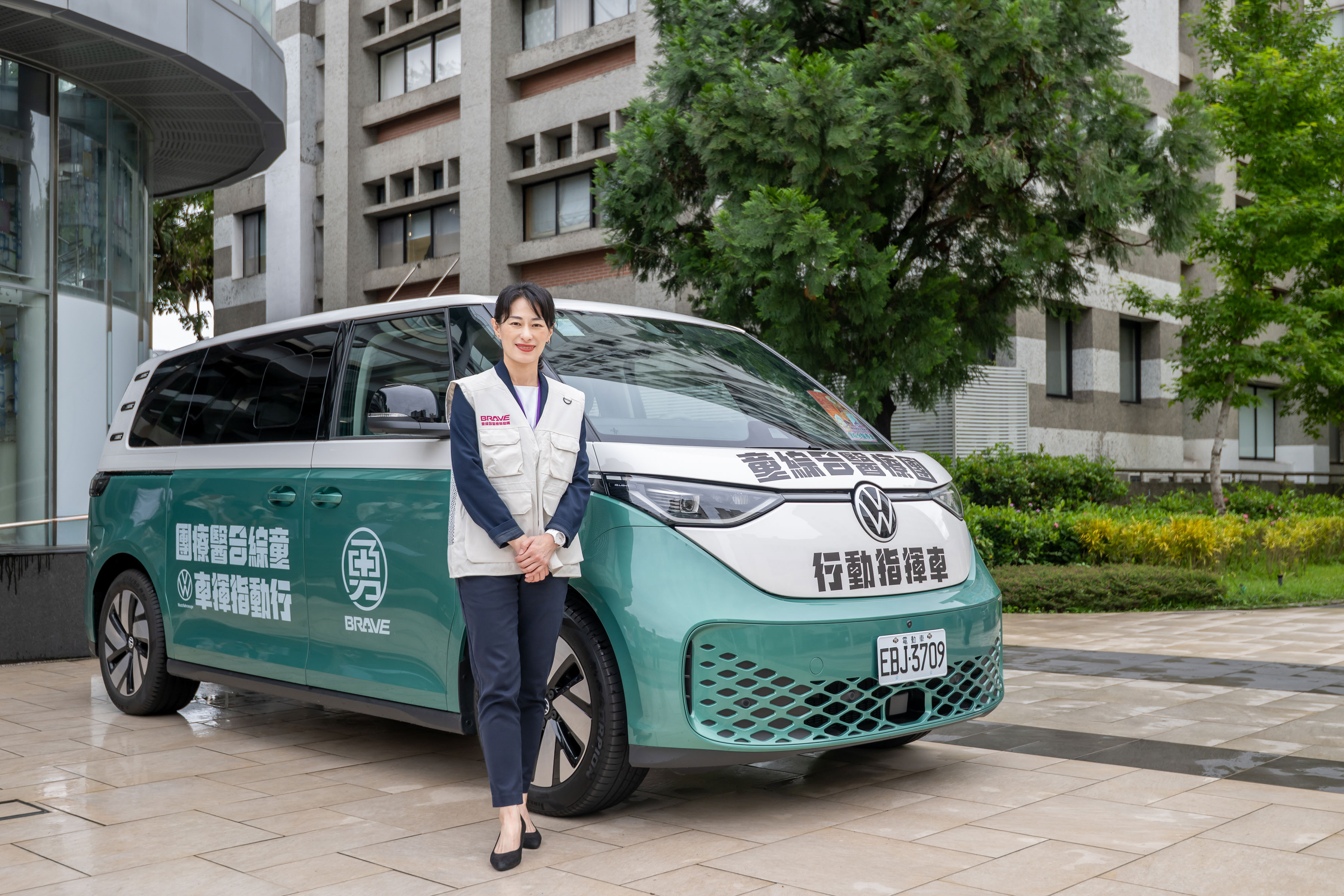 圖04_台灣福斯商旅總裁巫詩棻表示：「ID. Buzz將貼身守護遶境信眾的安全與健康。」